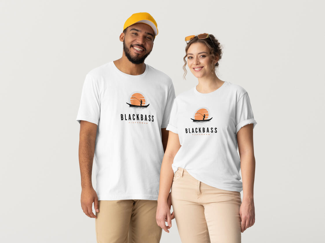 Black Bass Fisherman